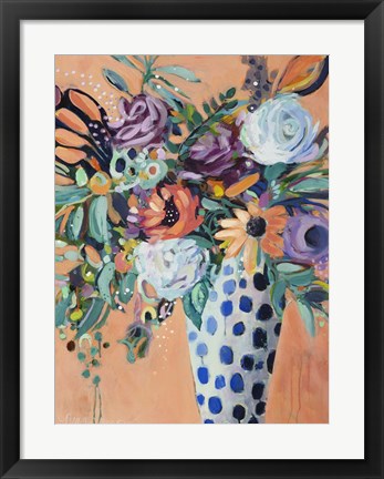 Framed Blooming in Sunshine II Print