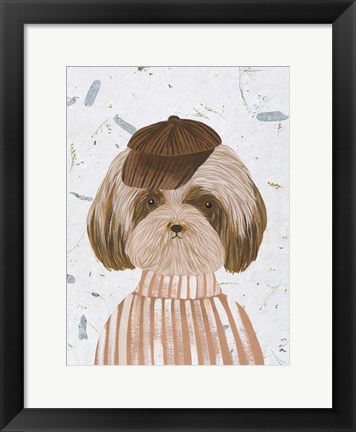 Framed Hip Dog II Print