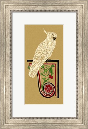 Framed Bird Impression III Print