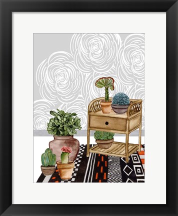 Framed Desert Weavers II Print