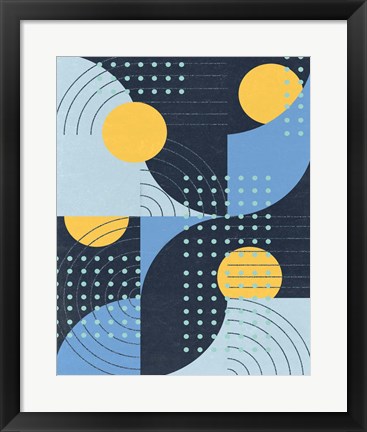 Framed Moonlit Surf II Print