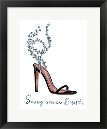 Framed Sassy Statement II Print