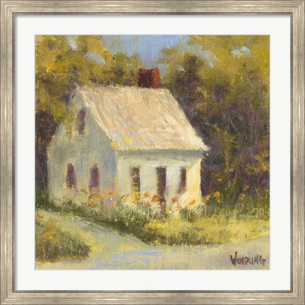 Framed Sweet Cottage I Print