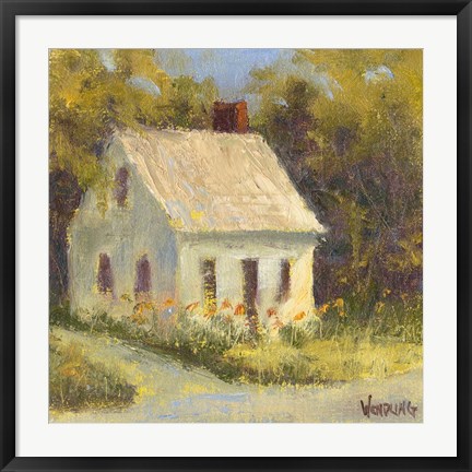 Framed Sweet Cottage I Print