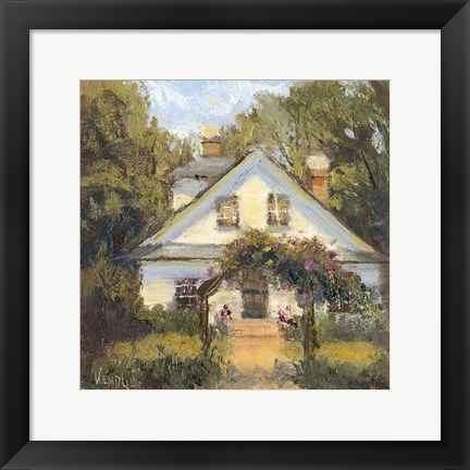 Framed Sweet Cottage II Print