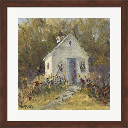 Framed Sweet Cottage III Print