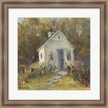 Framed Sweet Cottage III Print