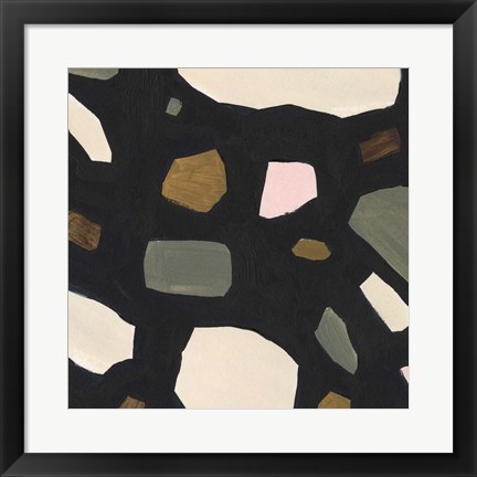 Framed Terrazzo Shards VI Print