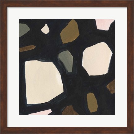 Framed Terrazzo Shards VII Print