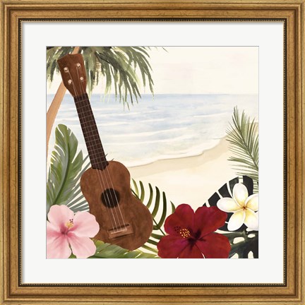 Framed Aloha I Print