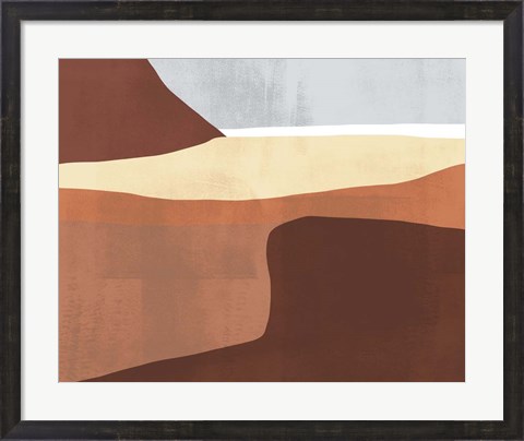 Framed Sedona Colorblock II Print
