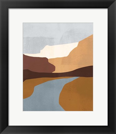 Framed Sedona Colorblock IV Print