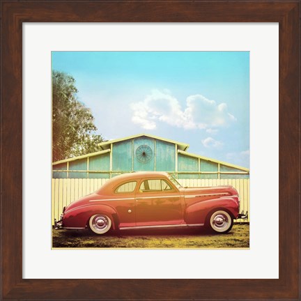 Framed Vintage Ride II Print