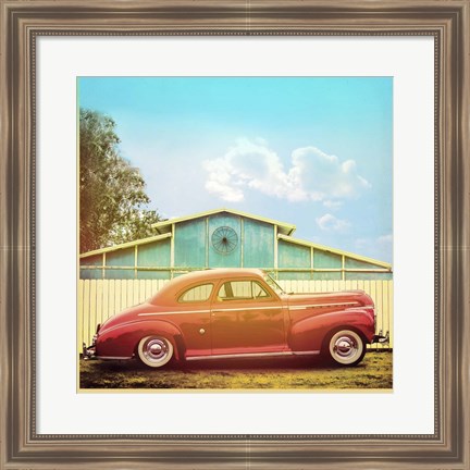 Framed Vintage Ride II Print