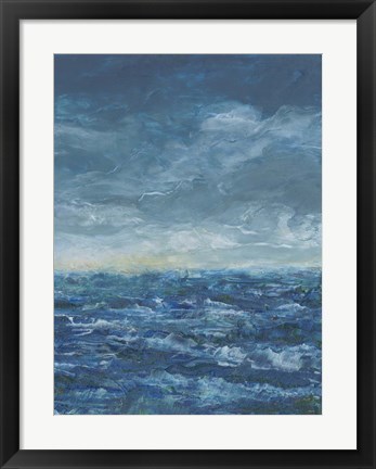 Framed Dark Seas II Print