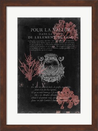 Framed Pour La Mer I Print