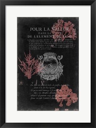 Framed Pour La Mer I Print