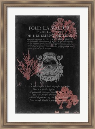 Framed Pour La Mer I Print