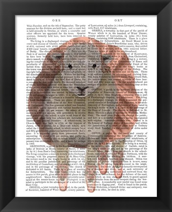 Framed Ballet Sheep 1 Book Print Print