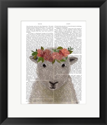 Framed Sheep Bohemian 1 Book Print Print