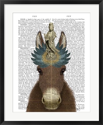 Framed Donkey Bodhisattva Book Print Print