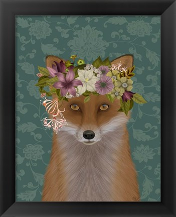 Framed Fox Bohemian Print