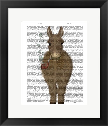 Framed Donkey Bubble Pipe, Full Book Print Print