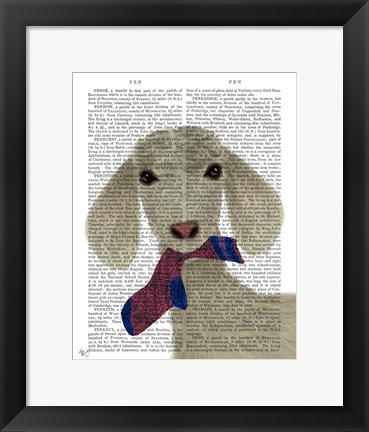 Framed Goat Sock Lunch Book Print Print