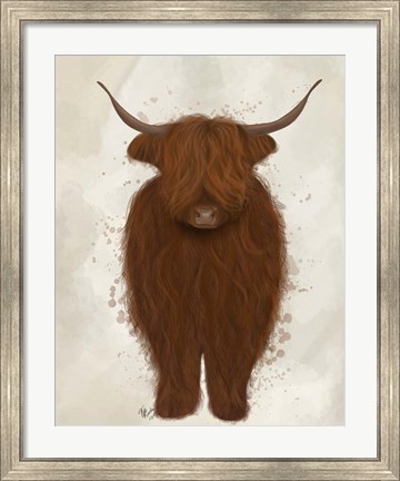 Framed Highland Cow 3, Full Print