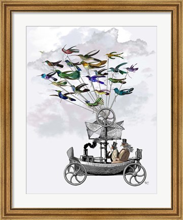 Framed Bird Boat Print