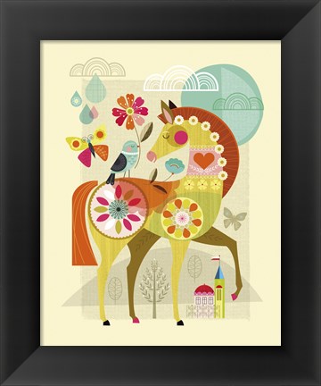 Framed Sun Horse Print