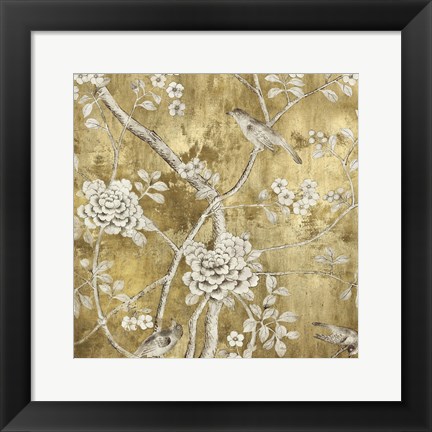 Framed Garden Birds Print