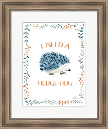 Framed Woodland Whimsy X Hedge-Hug Print