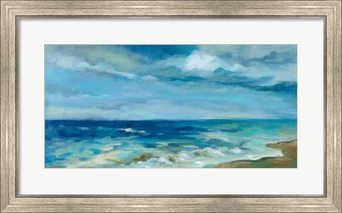 Framed Ocean Waves Print