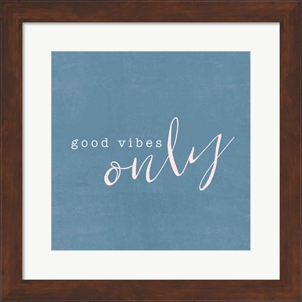 Framed Feeling Good II Print