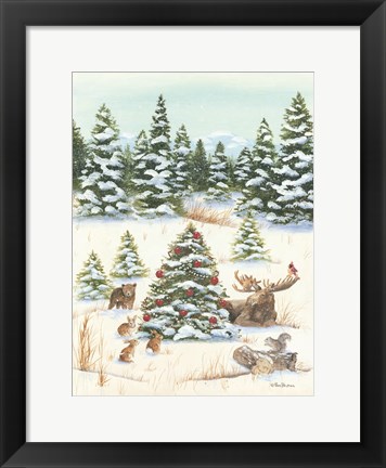 Framed Woodland Friends Print