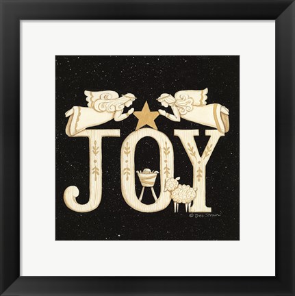 Framed Joy Angels Print