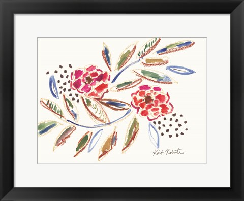 Framed Lipstick &amp; Blush Print