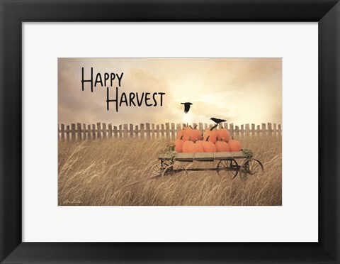 Framed Happy Harvest Print