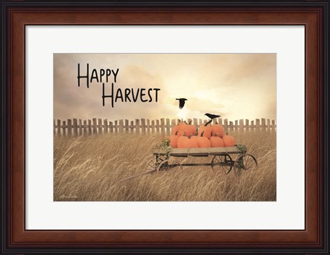 Framed Happy Harvest Print