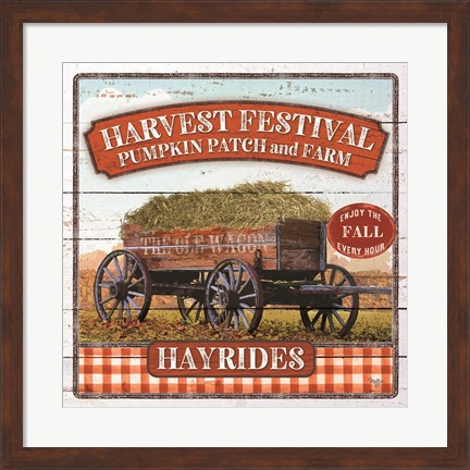 Framed Harvest Festival Print