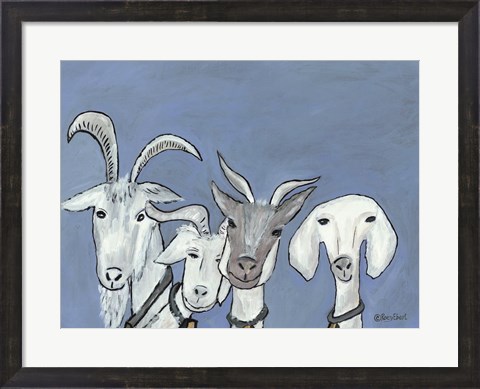 Framed Goats Print