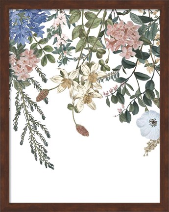 Framed Hanging Floral II Print