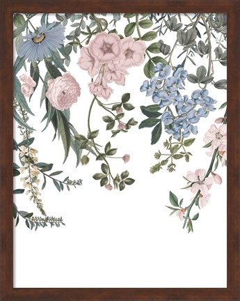 Framed Hanging Floral I Print