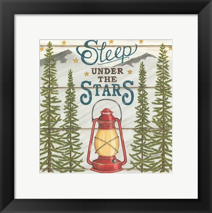 Framed Sleep Under the Stars Print