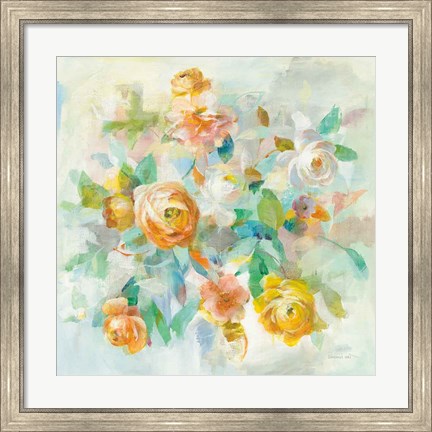 Framed Blooming Splendor V Print