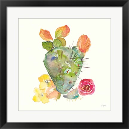 Framed Succulent Desert III Print