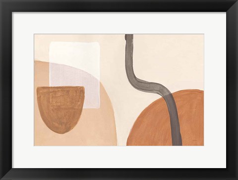 Framed Sandy Balance I Print