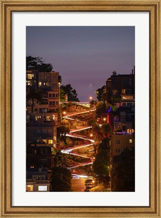 Framed Lombard Street 2 Print