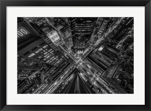 Framed Park Avenue New York Print